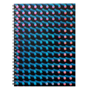 LED lights on the billboard. This is blurred photo Notebook