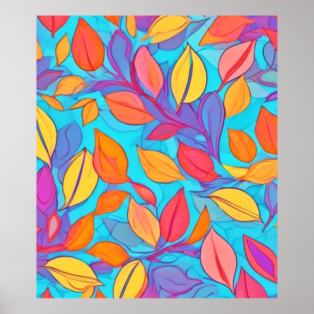 LED Lit Brothel: Cartoon Leaves Poster (Front)