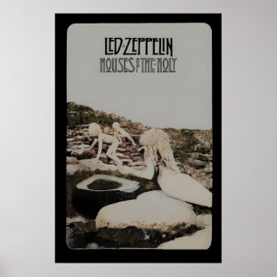 Led Zeppelin 1973 Houses of the Holly US Promo Poster