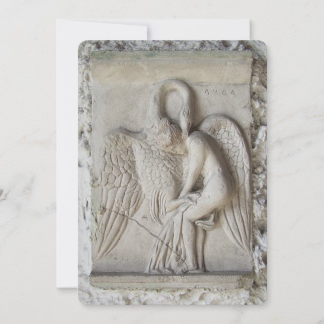 Leda and the Swan Holiday Card (Front)