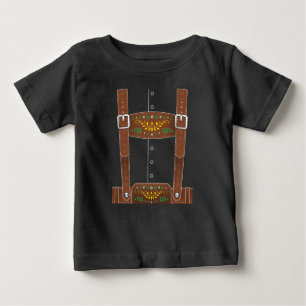 Lederhosen Oktoberfest German Culture Halloween Baby T-Shirt
