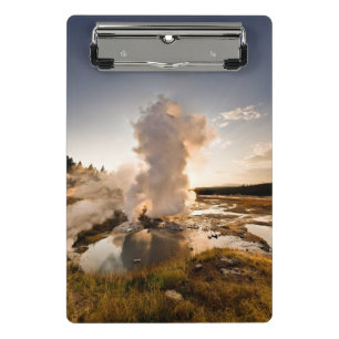 Ledge Geyser, Norris Geyser Basin Mini Clipboard