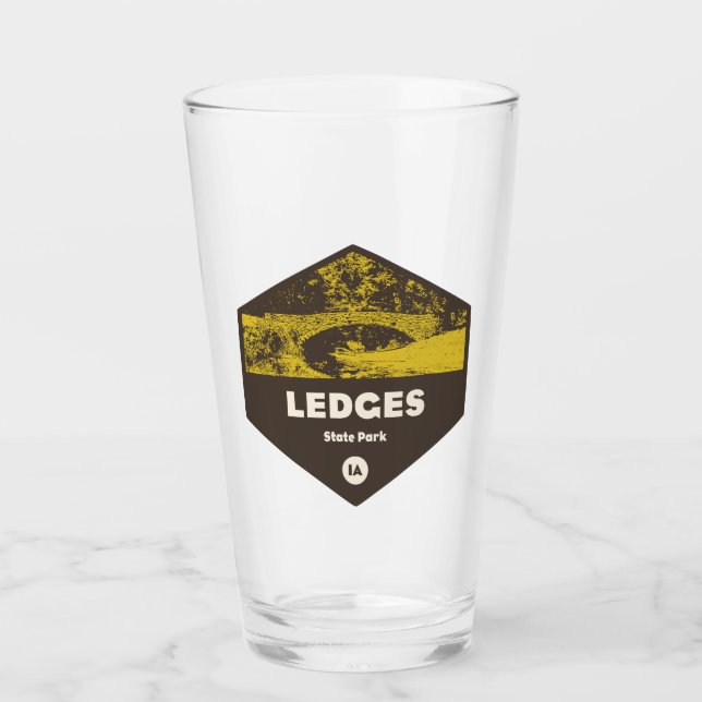 Ledges State Park Iowa Glass (Front)