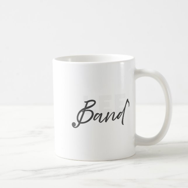 Lee Band Booster New Logo Red Only  Coffee Mug (Right)
