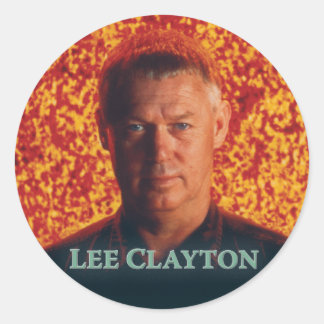 Lee Clayton Round Sticker 2