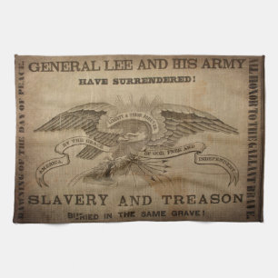 Lee Surrenders! Tea Towel