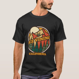 Lee Vining California Mountain Hiking Print T-Shirt
