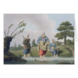Leech Finders, from `Costume of Yorkshire' engrave