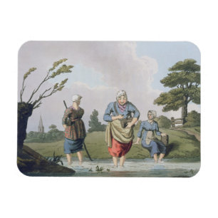 Leech Finders, from `Costume of Yorkshire' engrave Magnet