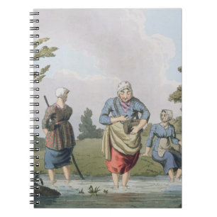 Leech Finders, from `Costume of Yorkshire' engrave Notebook