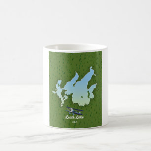 Leech lake Travel map Coffee Mug