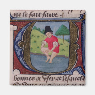 Leeching, from 'Traite de Medecine' Magnet