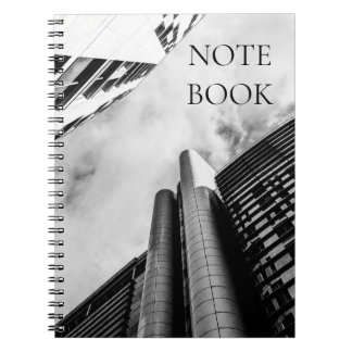 Leeds buildings art photo Spiral Photo Notebook