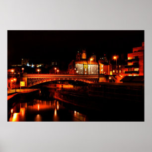 Leeds by night poster