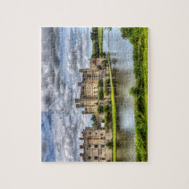 Leeds Castle And Moat Jigsaw Puzzle (Vertical)