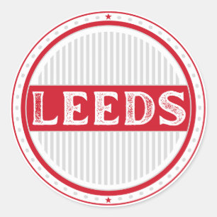 Leeds City Pride Emblem – English Identity Classic Round Sticker