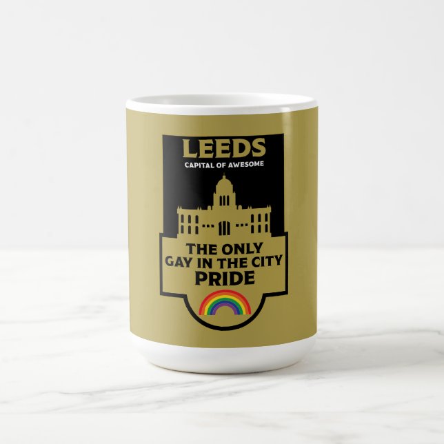 Leeds Gay Pride - Leeds England LGBT - Coffee Mug (Center)