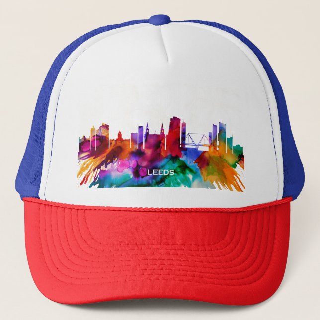 Leeds Skyline Trucker Hat (Front)