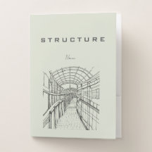 Leeds Tone Sketch Pocket Folders
