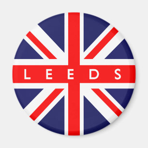 Leeds UK Flag Magnet