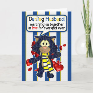 Leeds United FC Fan Husband Valentine's Day Card