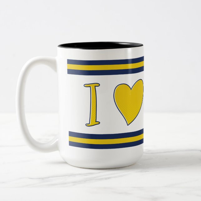 Leeds United , I Love Koch 15oz Mug - Leeds fan (Left)