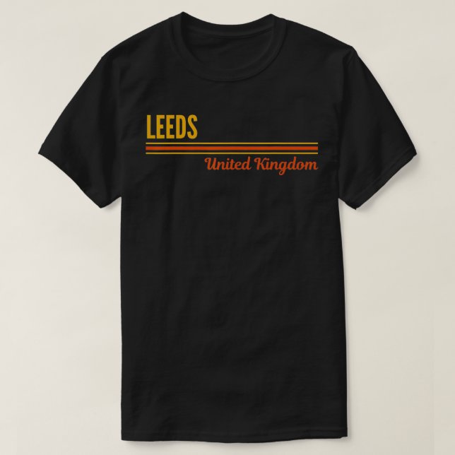 Leeds United Kingdom  T-Shirt (Design Front)