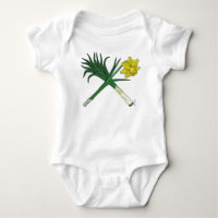 Leek and Daffodil Crossed