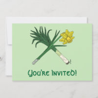 Leek and Daffodil Crossed