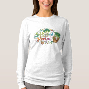 Leek-ed Recipe – Funny Vegetable Pun T-Shirt Desig