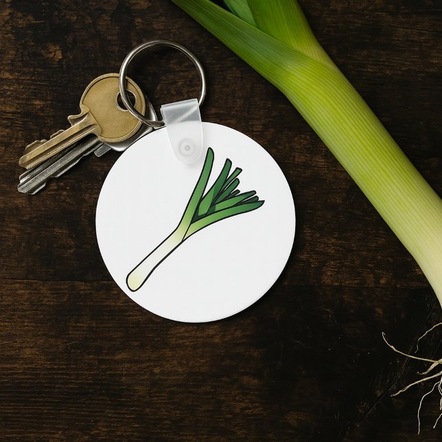 Leek Vegetable Key Ring (Creator Uploaded)