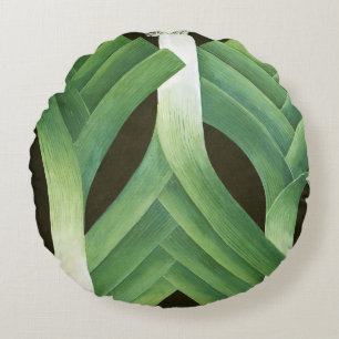 Leeks 2014 round cushion