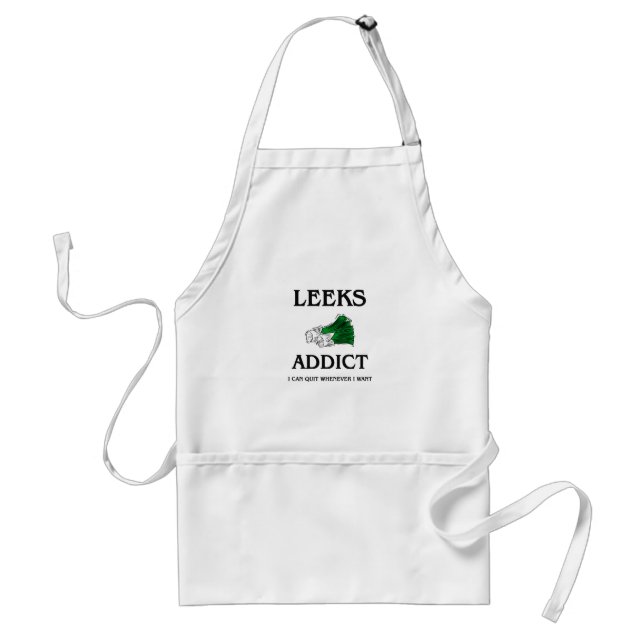 Leeks Addict Standard Apron (Front)