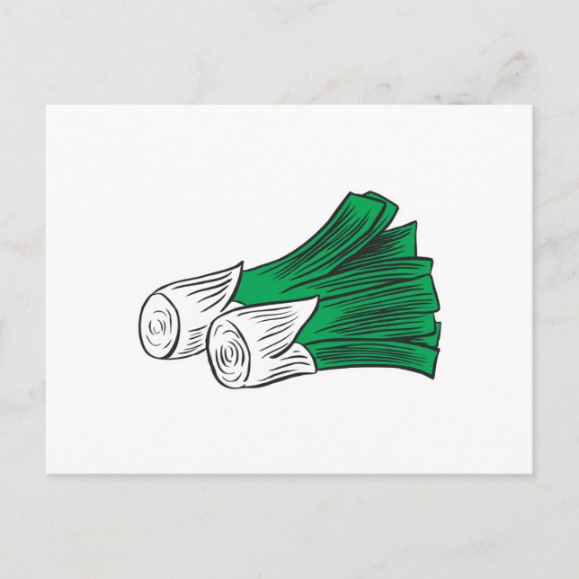 leeks postcard (Front)