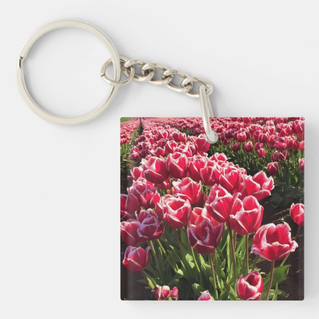 Leen Van Der Mark Tulips, Oregon Key Ring (Front)