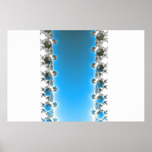 Leenece - Blue Fractal Poster