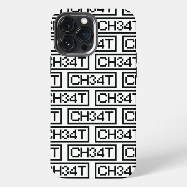 LEET CHEAT iPhone CASE (Back)