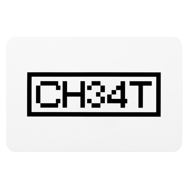 LEET CHEAT MAGNET (Horizontal)
