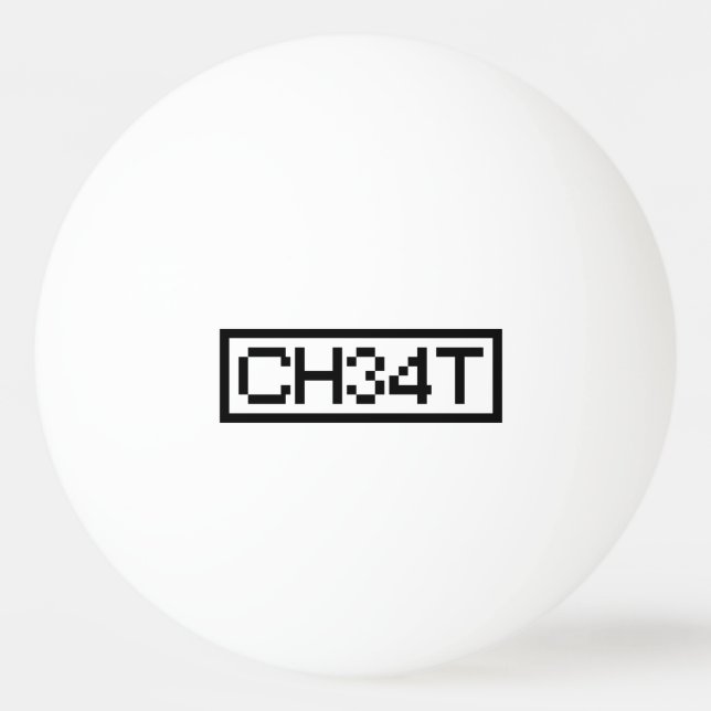 LEET CHEAT PING PONG BALL (Front)
