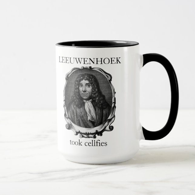 Leeuwenhoek Took Cellfies Mug (Right)