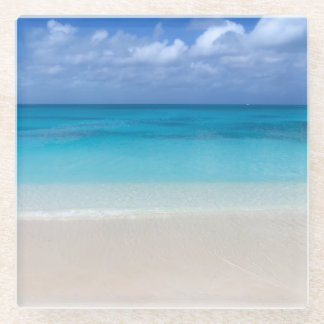 Leeward Beach | Turks and Caicos Photo Glass Coaster