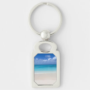 Leeward Beach   Turks and Caicos Photo Key Ring
