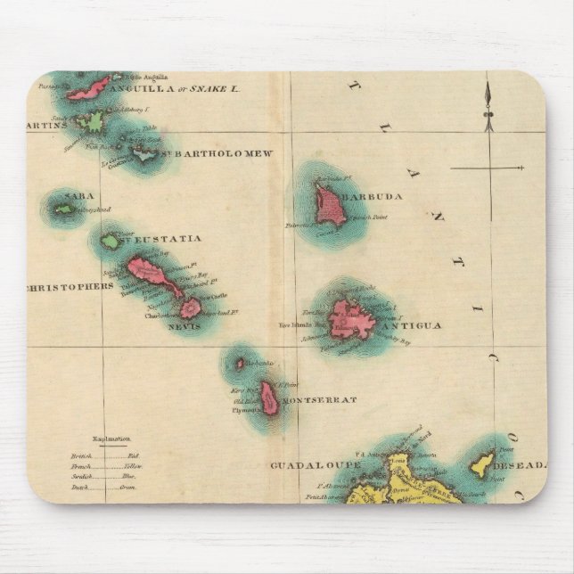 Leeward Islands Mouse Pad (Front)