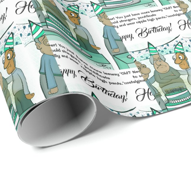 Leeway Senior Birthday Wrapping Paper (Roll Corner)