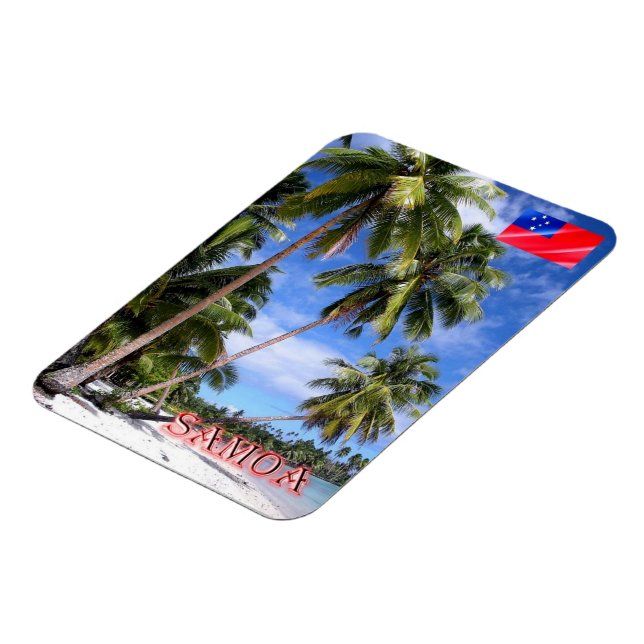 Lefaga - Paradise Beach - Samoa - Magnet (Left Side)