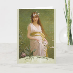 LeFèbvre Springtime CC0794 Happy Birthday Card