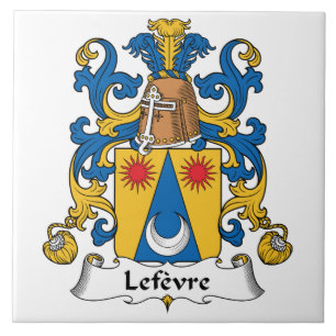 Lefevre  Family Crest Tile
