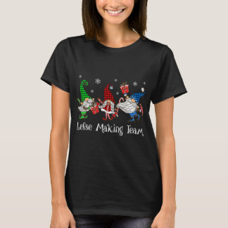 Lefse Making Rolling Team Gnome T-Shirt
