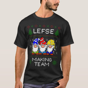 Lefse Making Team Ugly Christmas Sweater 