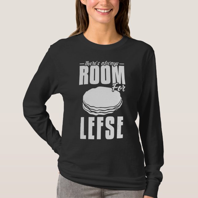 Lefse Norwegian Bread Recipe Maker Flatbread Rolli T-Shirt (Front)